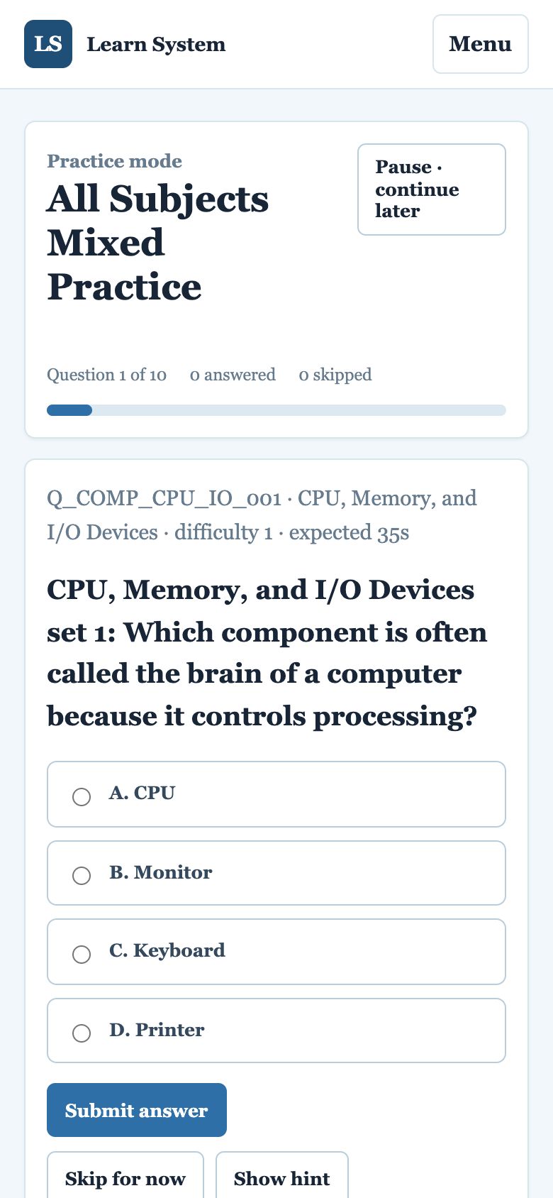 A question on a phone